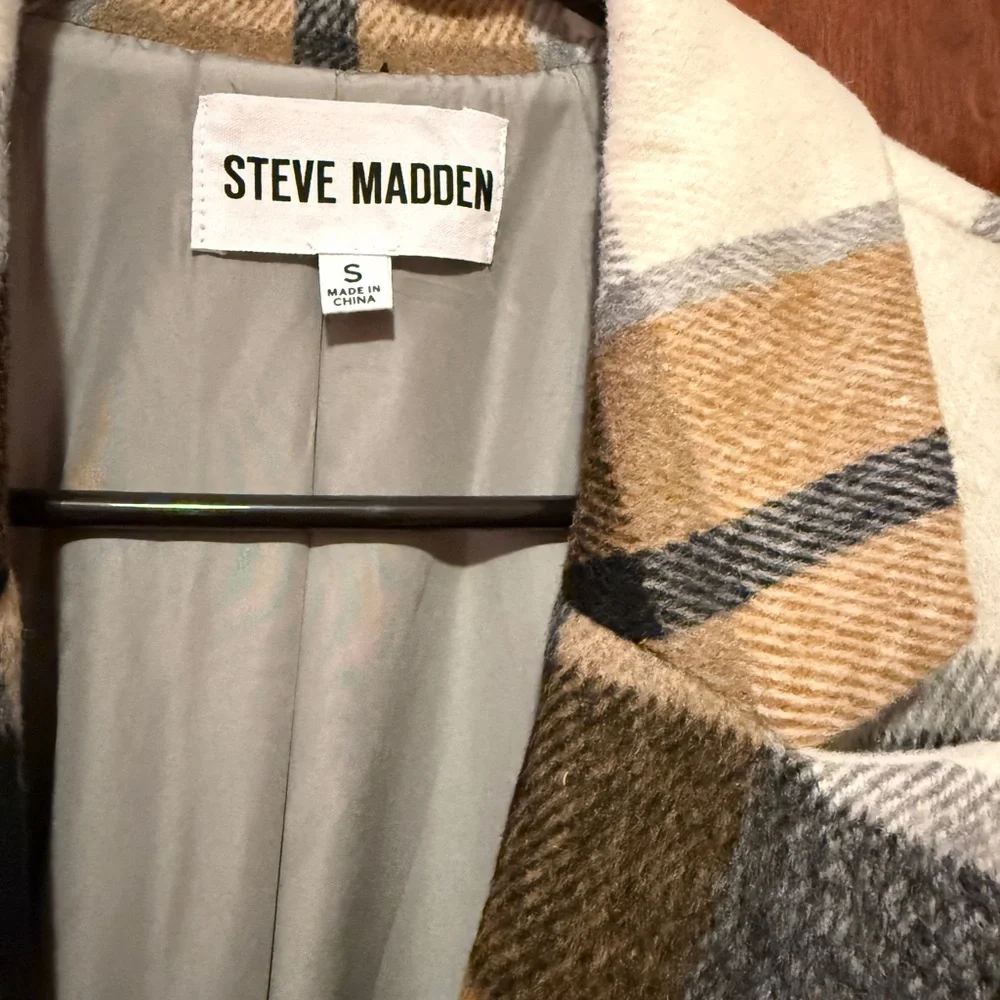 Steve Madden Cher Brushed Wool Coat - Picture 4 of 9